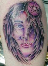 Interesting human face tattoo picture.JPG
