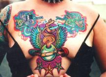 Colorful chest tattoo.JPG