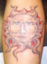 Old facial sun