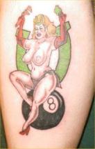 Fat lady tattoo