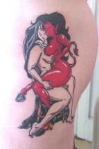 Devil girls tattoo