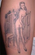 naked lady tattoo