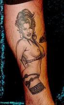 pinup girl tattoo