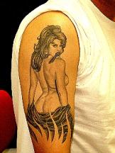 Pretty girl tattoo