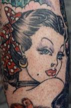 Pretty girl tattoo