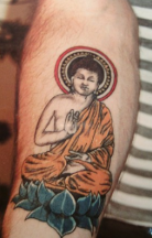 Buddhist symbols tattoos on the arm.PNG