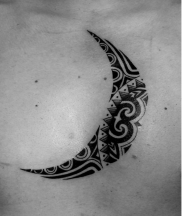 Tribal moon tattoo on the chest.PNG