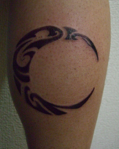 Almost round shape tribal moon tattoo photos.PNG