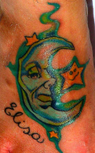 Green lunatic moon with stars.PNG