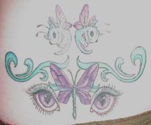 Pink butterfly
