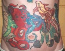 creature sea tattoo
