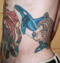 Wild animal tattoo