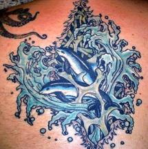 dolphin tattoo art