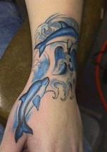 armband dolphin picture tattoo