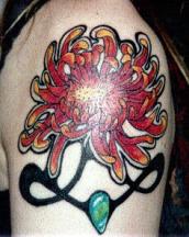 redflower tattoo
