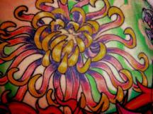 Big flower tattoo