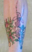 wild flowers tattoo