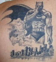 batman toon tattoo
