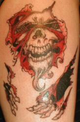 Bones tattoos: Skulls tattoos and Skeletons tattoos