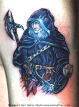 Young wizard man tattoo
