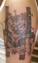 evil eyes tattoo