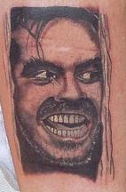 evil man tattoo