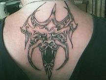evil tattoo black
