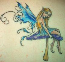 beautiful fairy tattoo