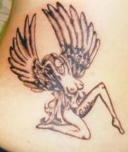 Naked fairy tattoo
