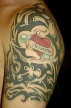 Heart on sleeve tattoo