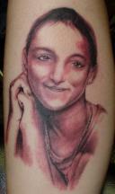 Tattoo of a girl