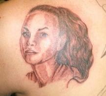 Girl tattoo