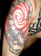 Big scorpion tattoo