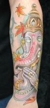 Indian elefant tattoo