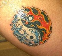 Ying and Yang tattoo