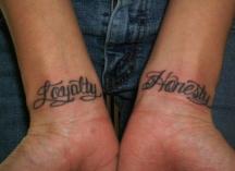 Wrist Tattoos with letters pictures.JPG